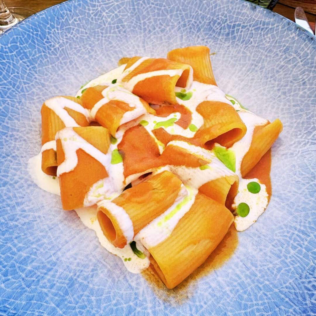 Gorgeous lunch today at @matam.salento to celebrate our 20th anniversary and Barnaby’s 7th birthday! 🎁 Was too busy eating to take pics of the Primo dishes! 😋